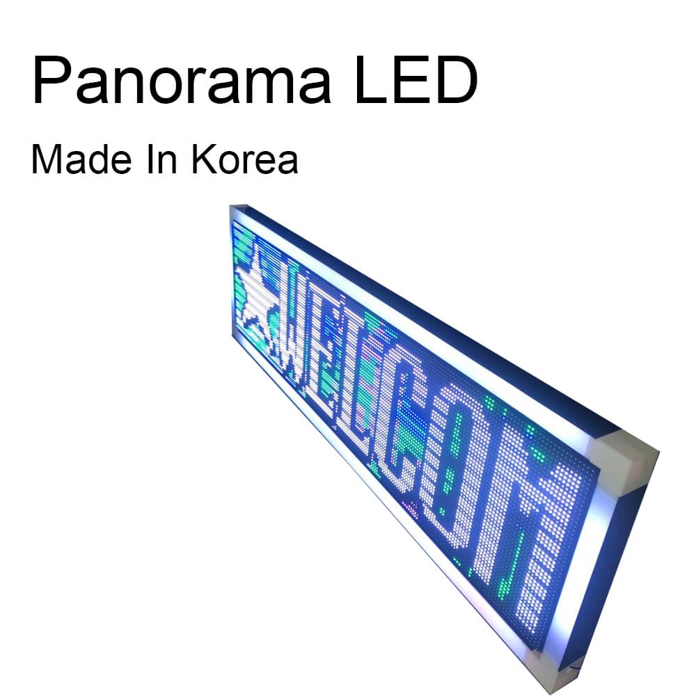 Panorama LED made in Korea_P10_ 320X160mm_ 3X6
