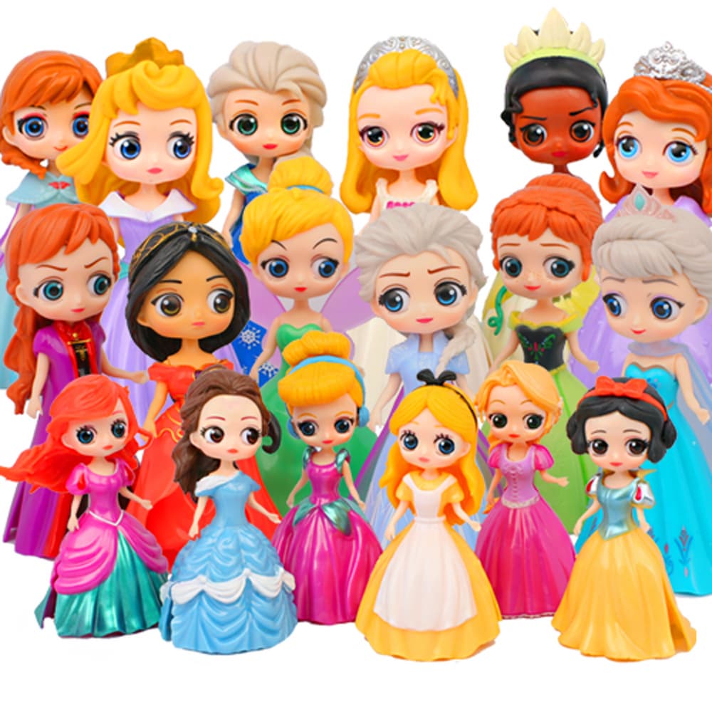 Clip doll clothes changing doll 18 _ types 24 types _ Clip doll 2 _ Various Princess Characters