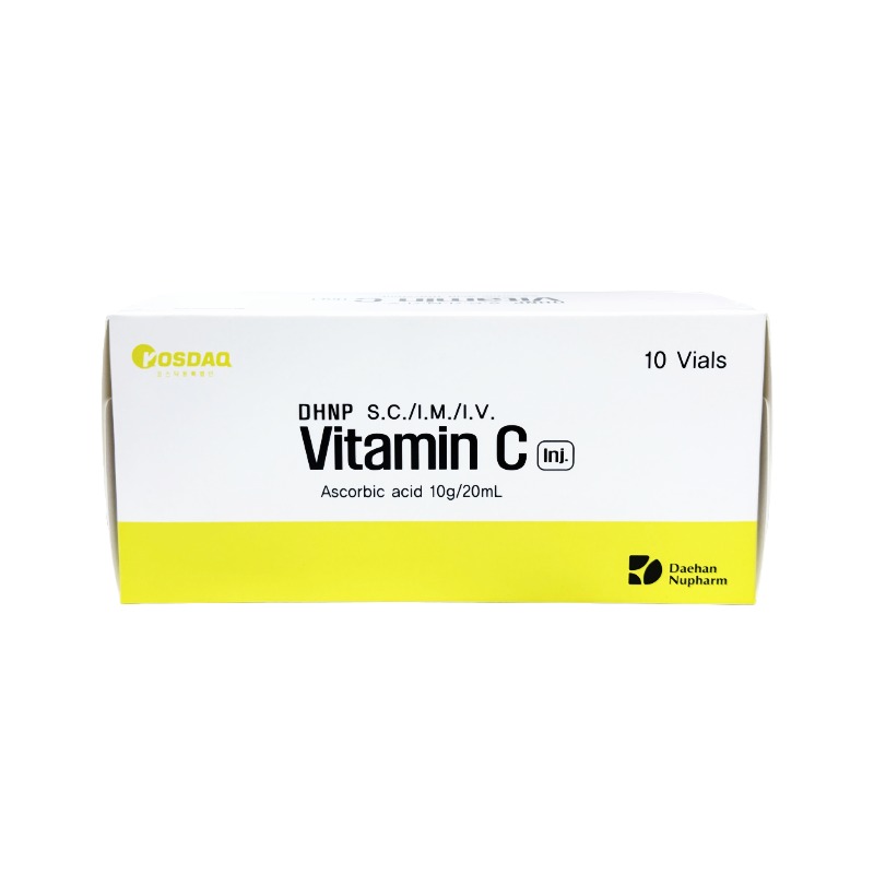 DHNP Vitamin C Inj_ Ascorbic Acid 10g_20ml Skin Brightening Antioxidant Korea