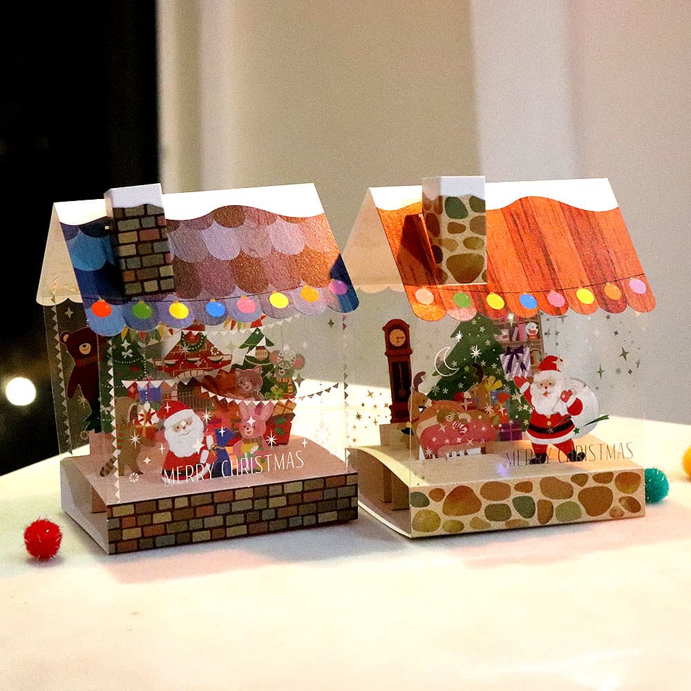 Christmas house 3D card