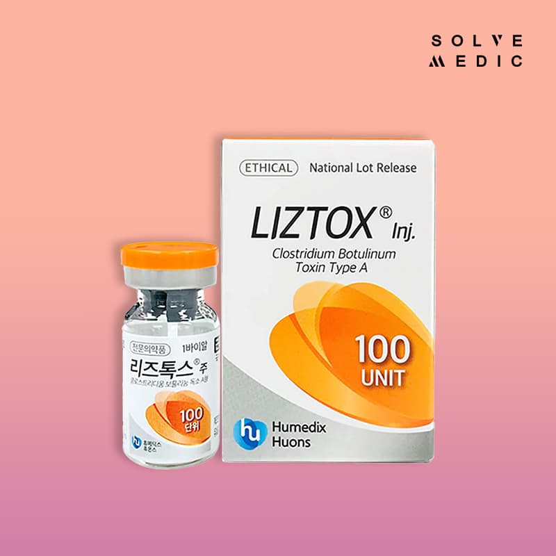 Liztox 100 Unit Clostridium Botulinum Toxin Type A LIZTOX100iu SolveMedic