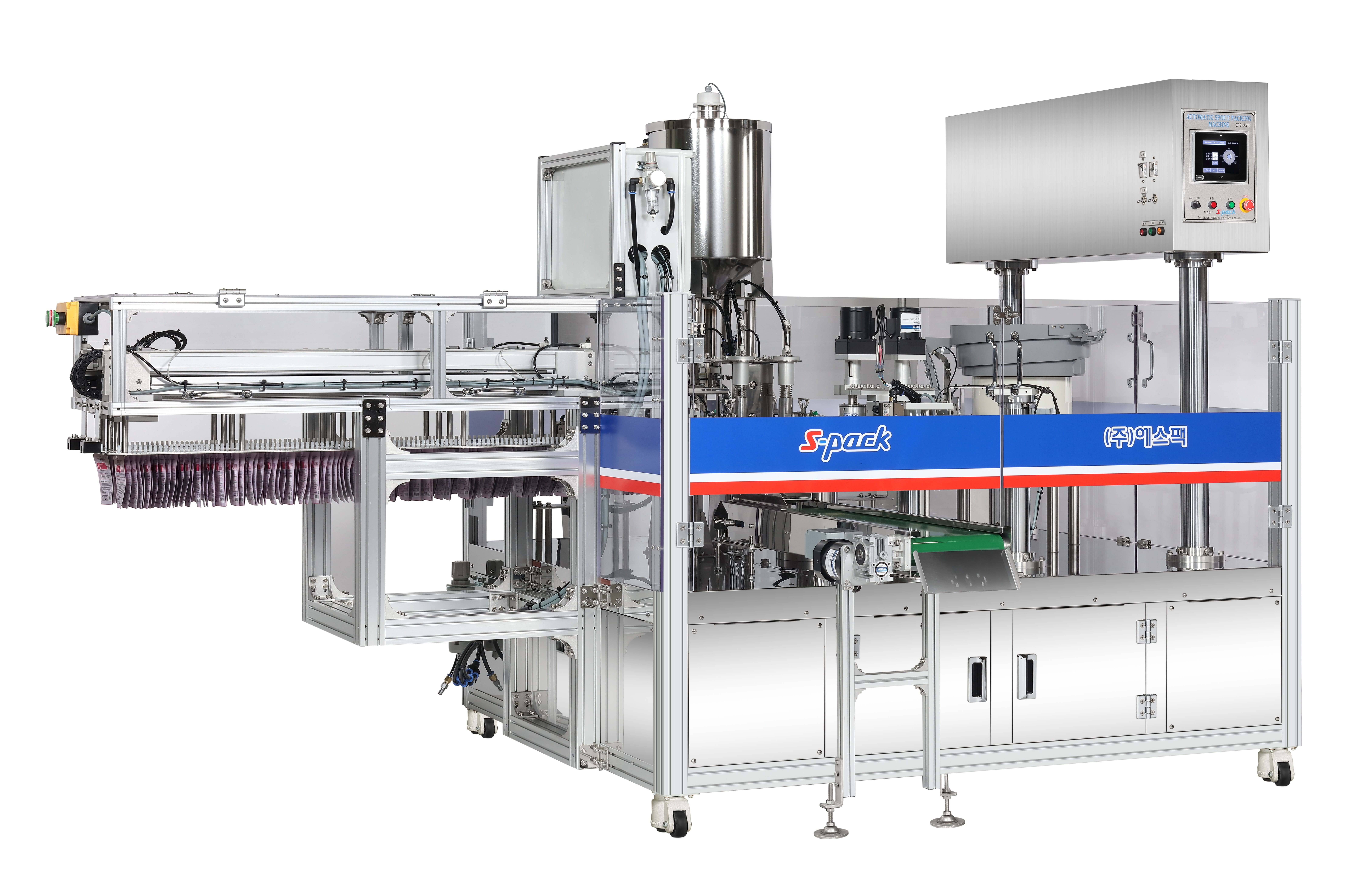 2_Lane Rotary Spout Pouch Packaging Machine_SPS_A700S_