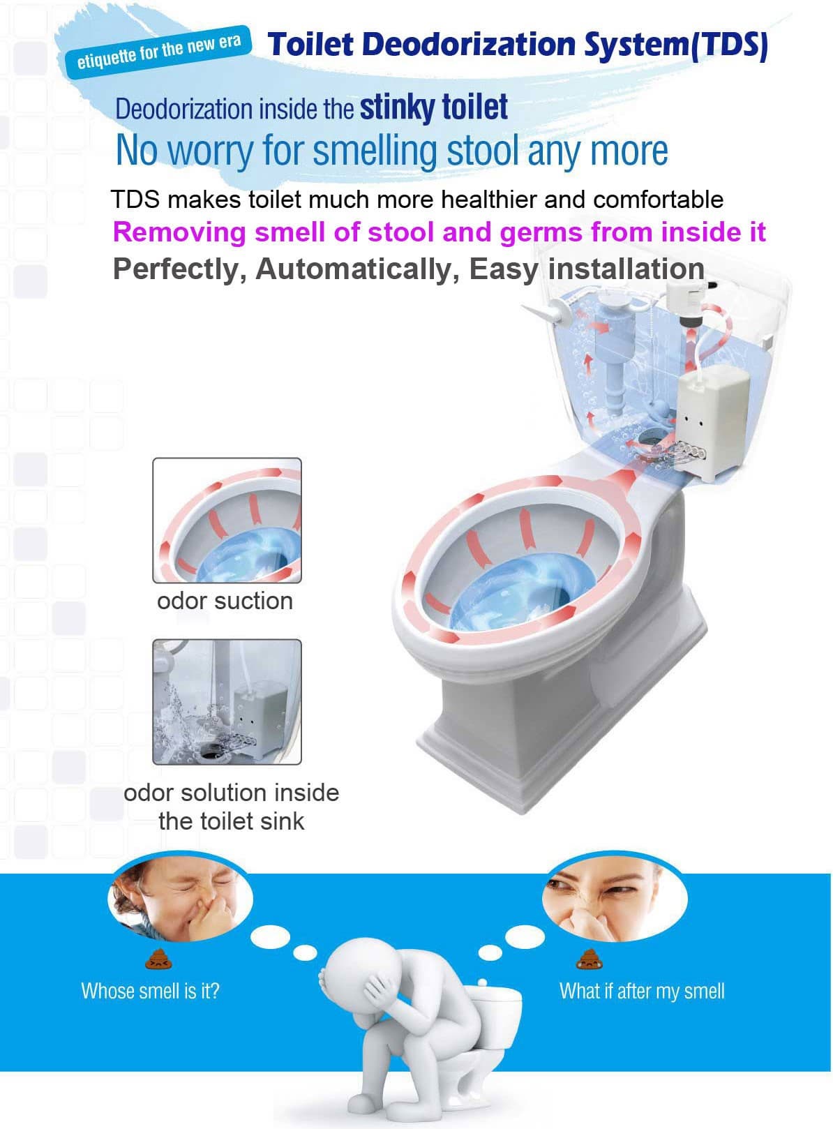 Toilet deodorization system