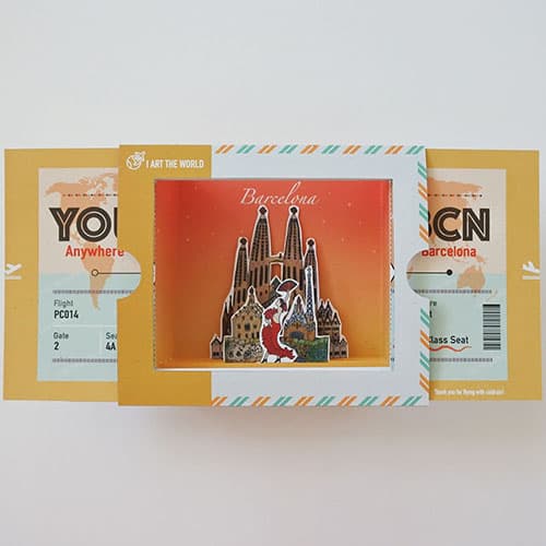 World Travel DIY Pop Up Card _ Barcelona