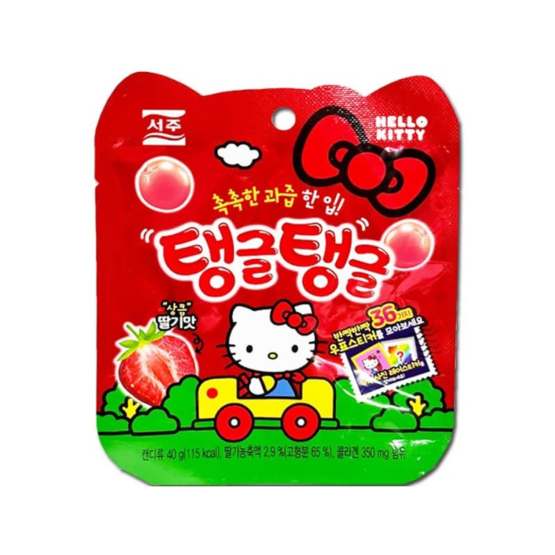SEOJU Hello Kitty Sticker Jelly Strawberry Flavor