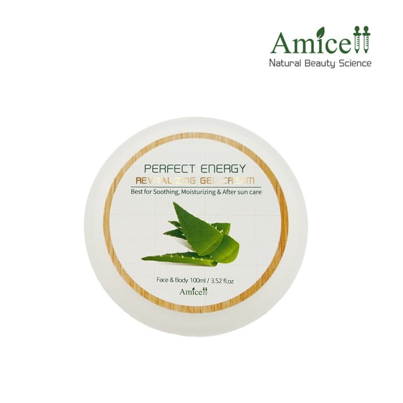Amicell Skin Care Perfect Energy Revitalizing Gel Cream Soothing Calming Moisturizing  Cosmetic