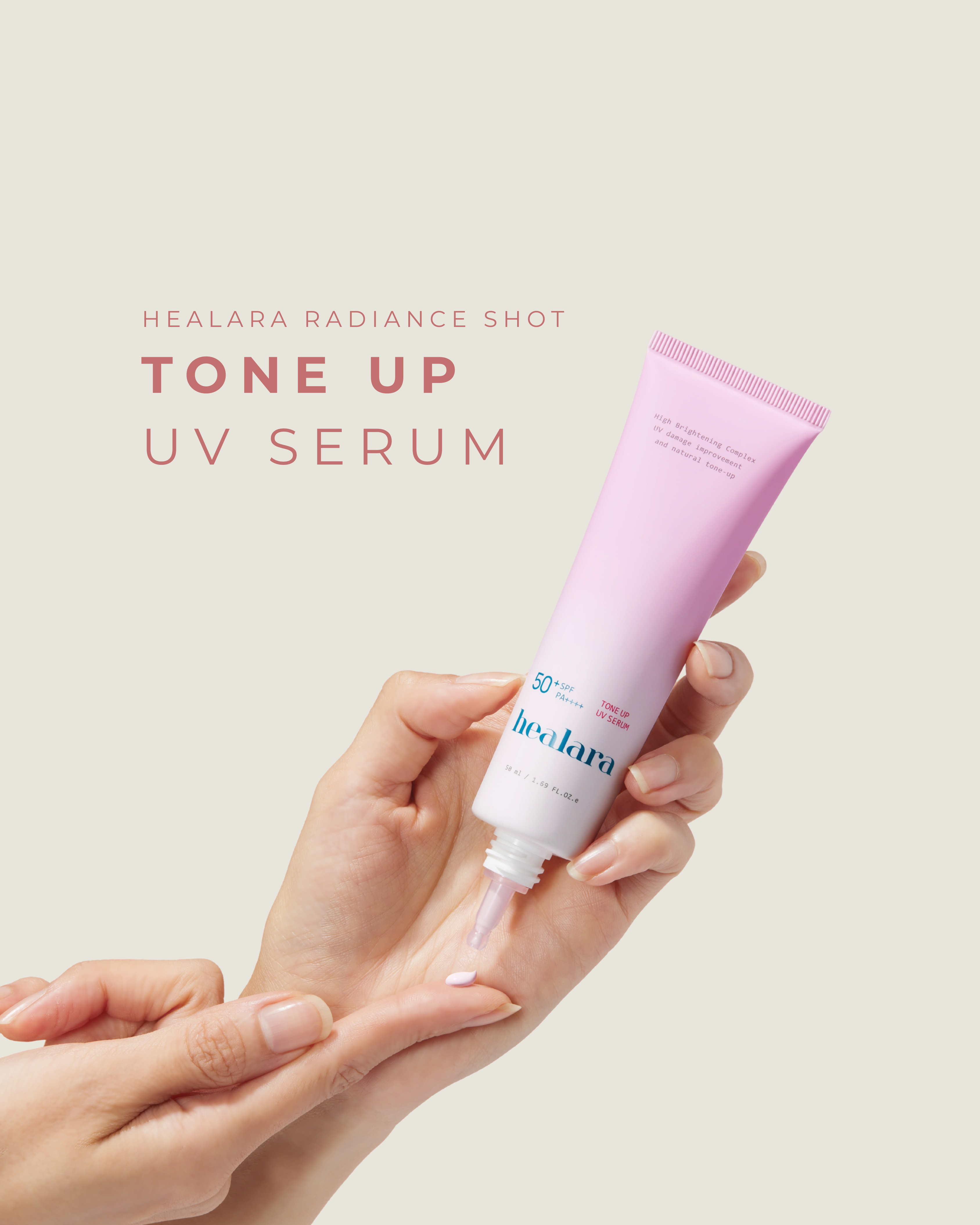 Healara Radiance Shot Tone Up UV Serum