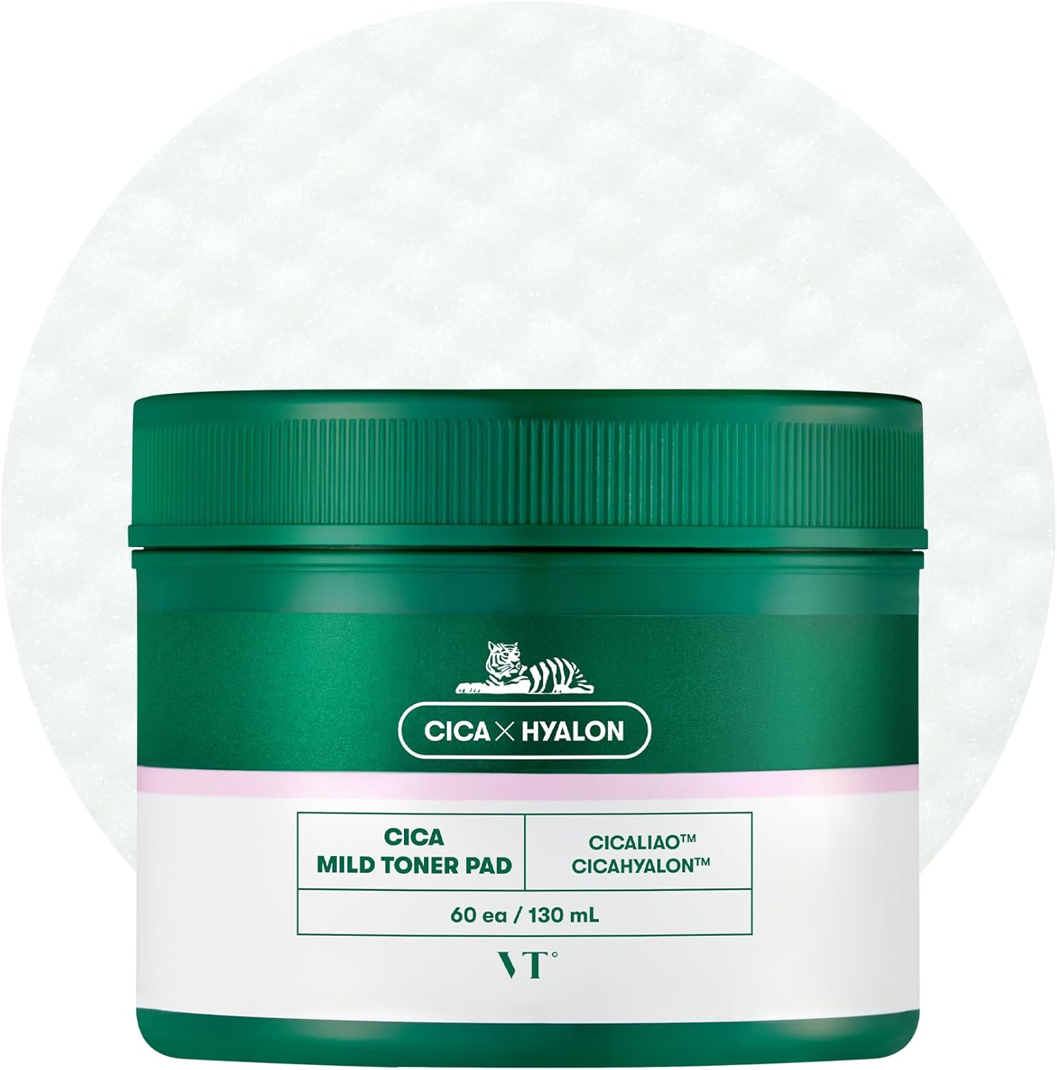 VT COSMETICS CICA Mild Toner Pad _60 Pads_