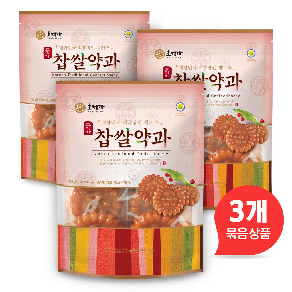 Hojeongga Yakgwa _Deep_fried Honey Cookie_ 350g _ 3EA