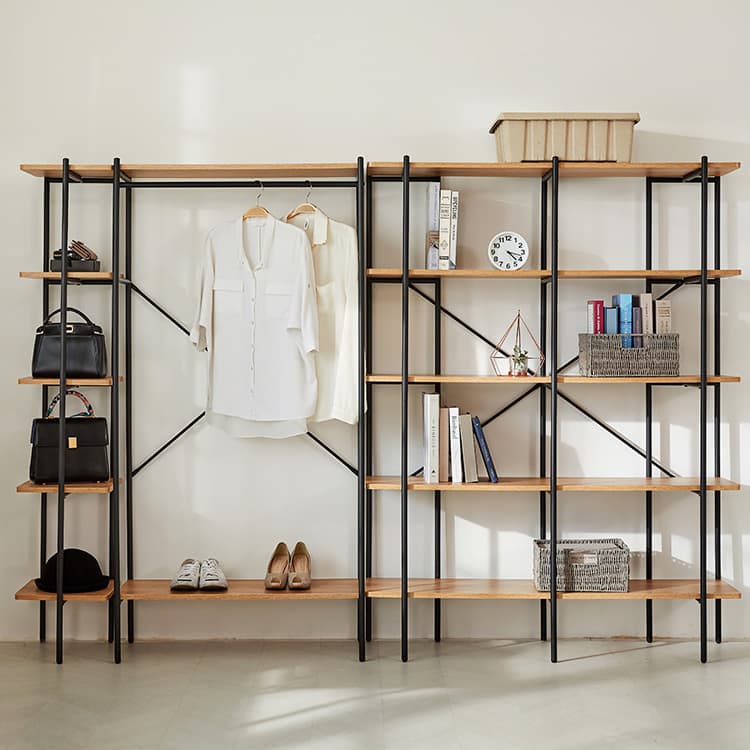 Modern home Minimal furniture bookshelf wardrobe for studio