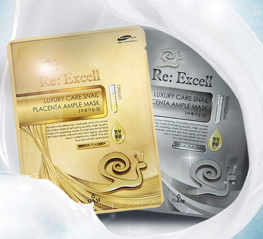 _Skin Care_ Facial Mask_ Re_excell snail placenta ample mask