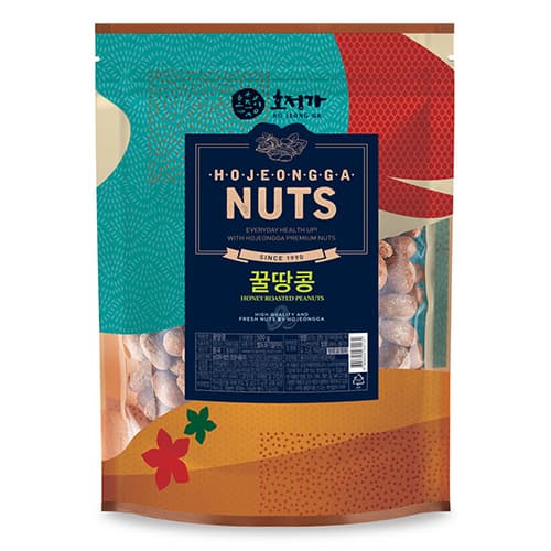 Hojeongga Nuts Honey Roasted Peanuts 500g