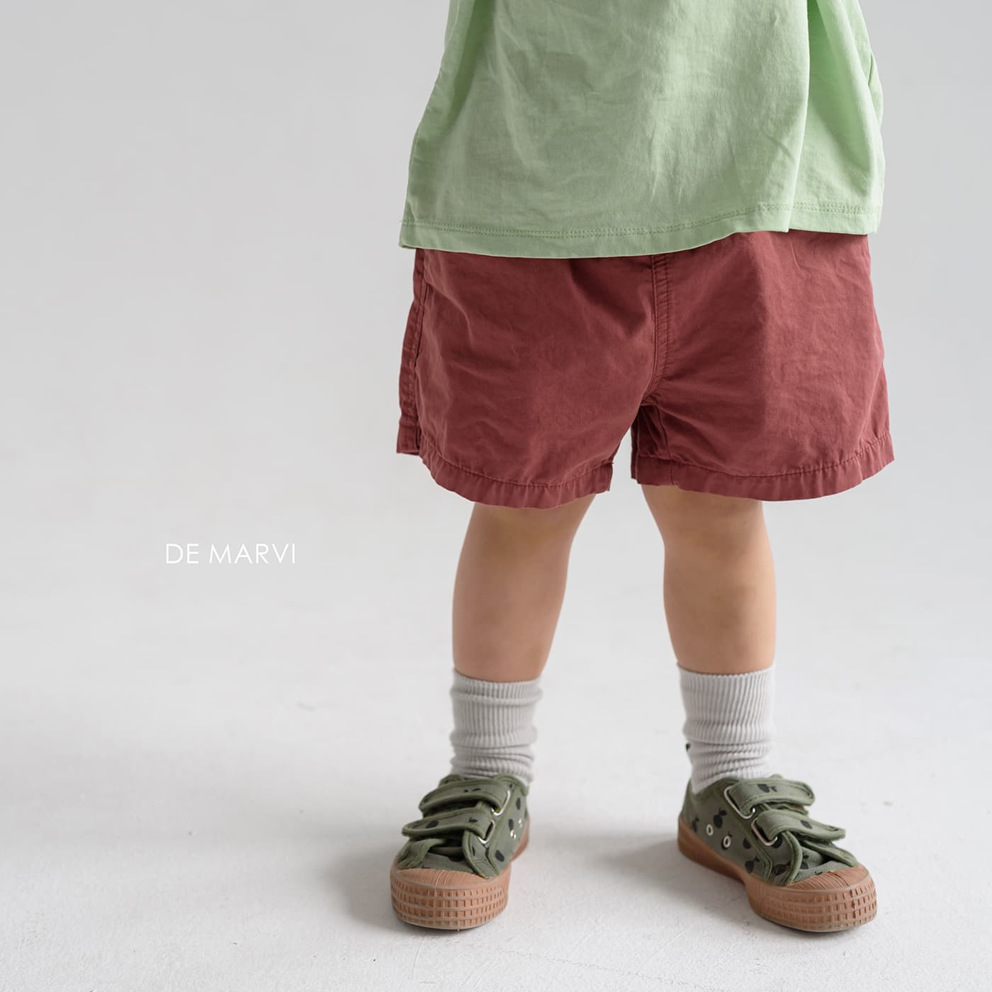 DE MARVI Kids Toddler Soft Cotton Casual Shorts Pants
