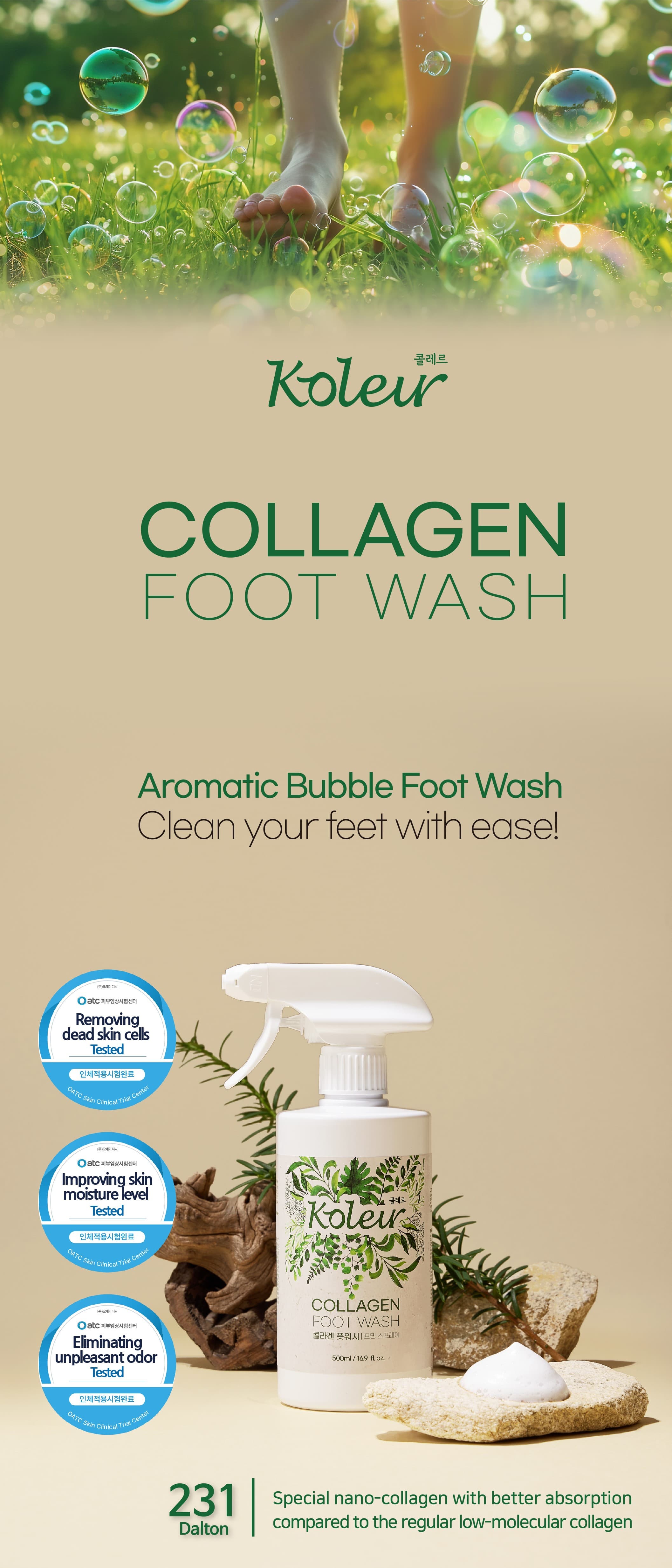 Koleur Collagen FOOT WASH