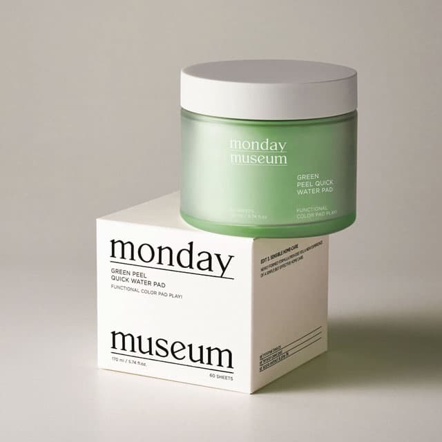 Monday Museum Green Peel Quick Water Pad