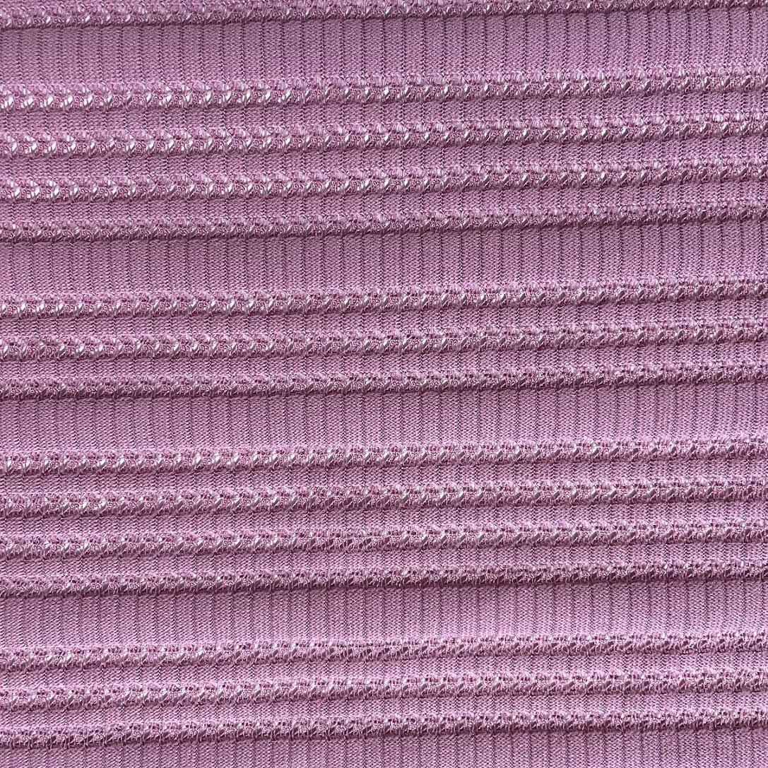 Luxurious stripe poly span jacquard knit _ SND_3715 _