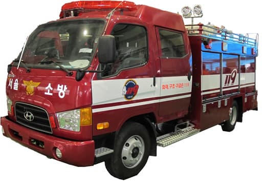 firefighting pump truck small_double cab
