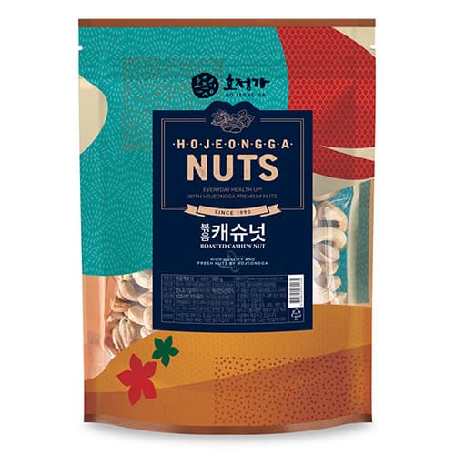 Hojeongga Nuts Roasted Chashew Nuts 500g