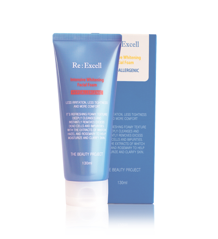 Re_excell intensive shitening facial foam