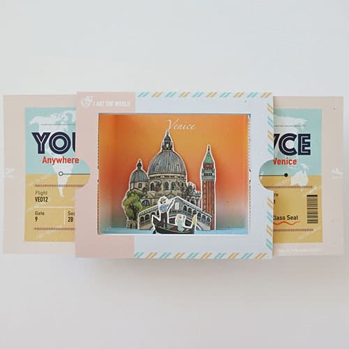 World Travel DIY Pop Up Card _ Venice