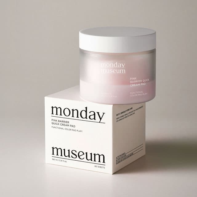 Monday Museum Pink Barrier Quick Cream Pad