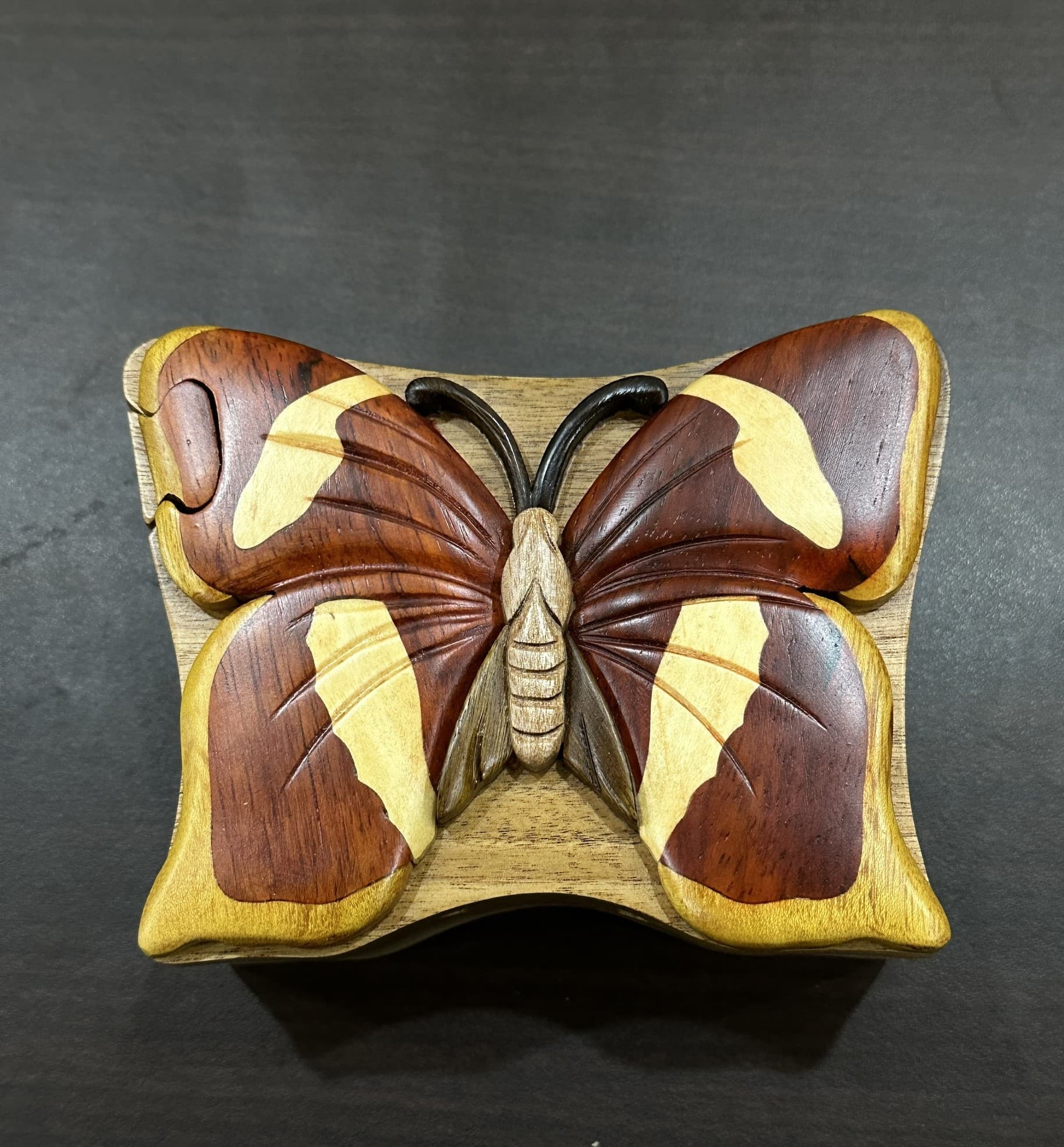 WOODEN INTARSIA PUZZLE BOX FOR JEWELRY FROM VIETNAM FACTORY