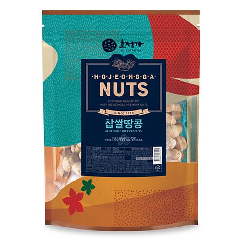 Hojeongga Nuts Glutinous Rice Peanuts 500g