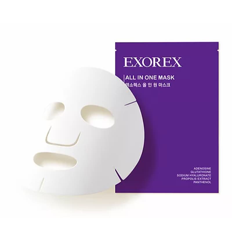EXOREX ALL IN ONE MASK_ Korean sheet mask pack_ tencel sheet _ adenosine _ panthenol _ Glutathione
