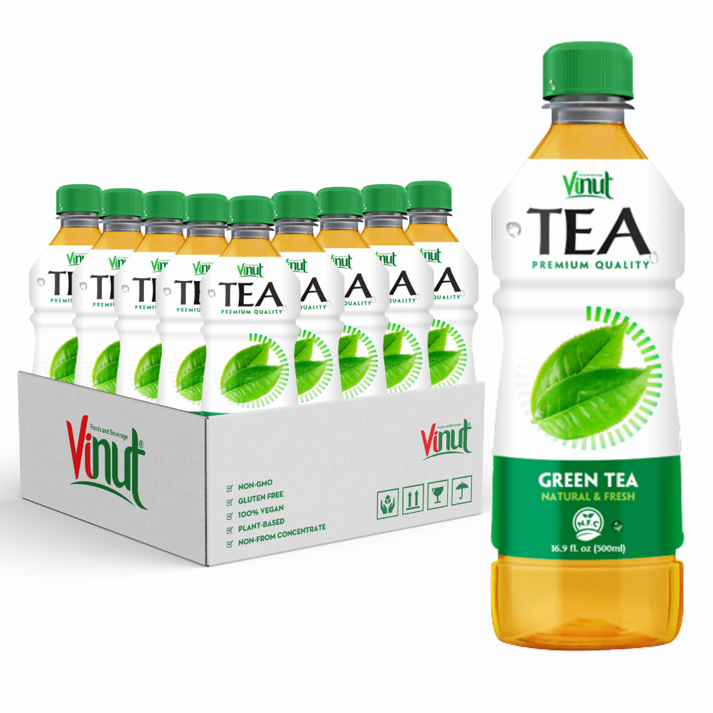 Wholesale Beverage Soft Drink, 500ml Quality Green Tea Original, Free Sample, Private Label OEM