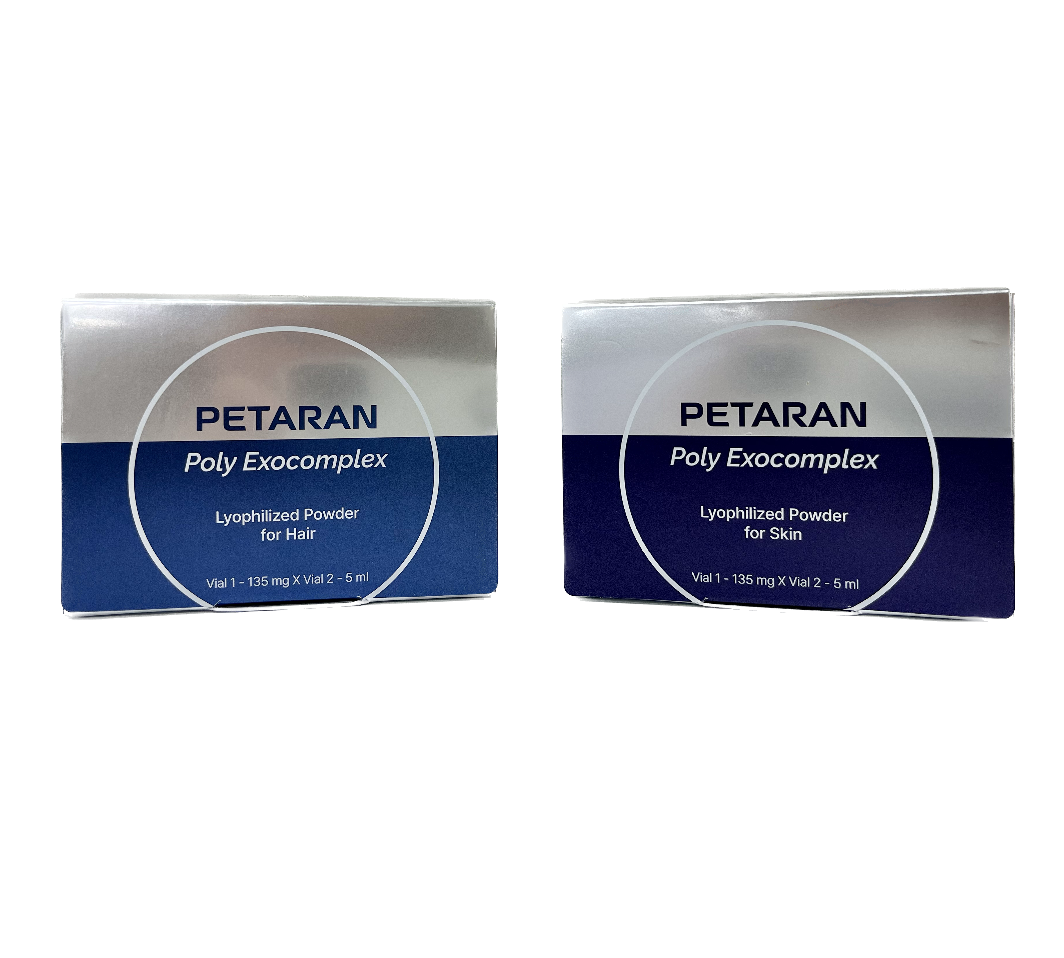 PETARAN for Skin or Hair poly exocomplex  vial 1 _ 135mg_ Vial 2 _ 5ml