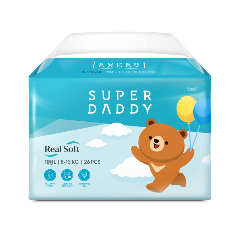 SUPERDADDY REALSOFT DIAPER_ NAPPY