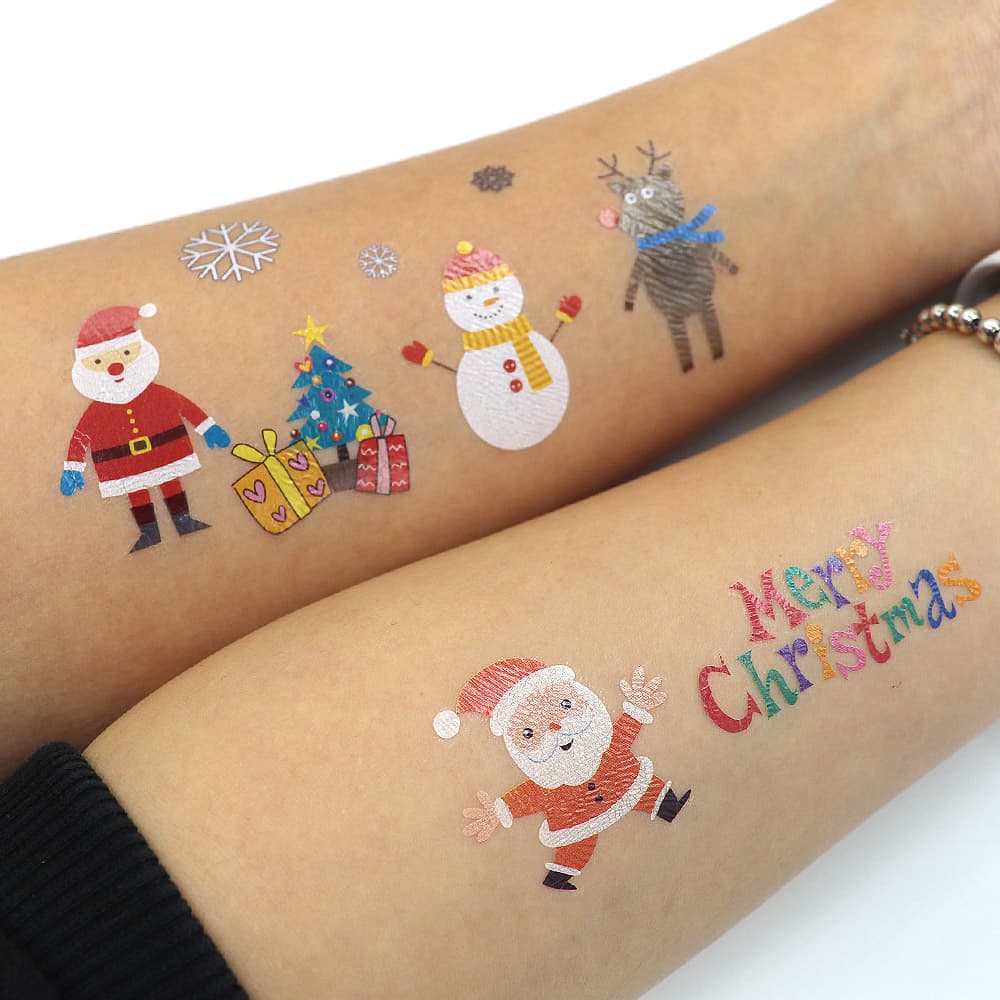 Christmas tattoo stickers