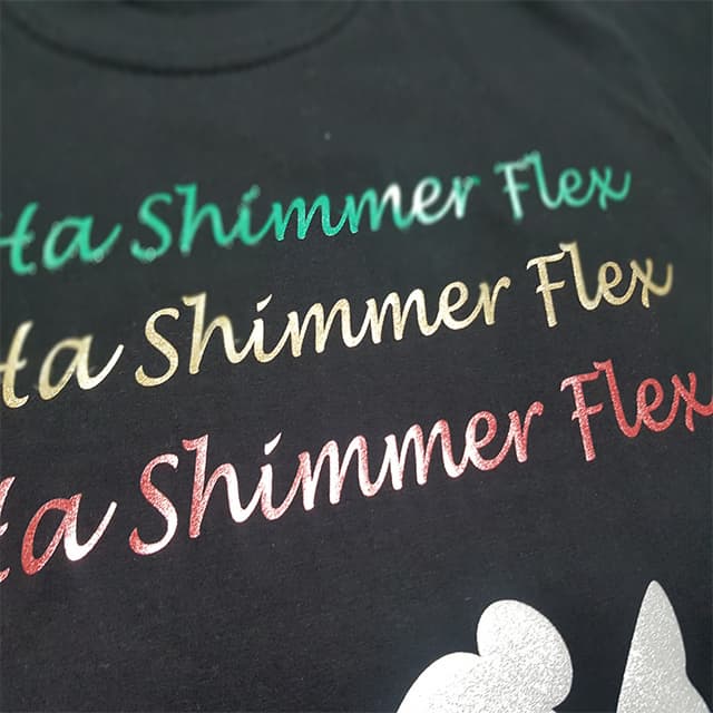 Dae Ha Shimmer Flex Elegant Shimmering effects on Garment and T_Shirt Heat Transfer Vinyl