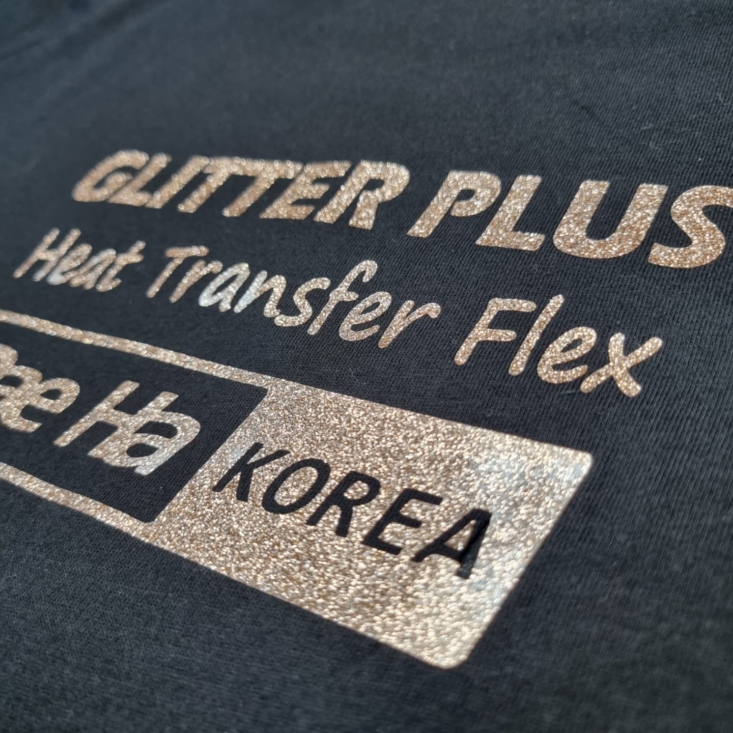 Glitter Plus Heat Transfer Vinyl for Garment and T_Shirt Heat Transfer Film With Sparkling Effect