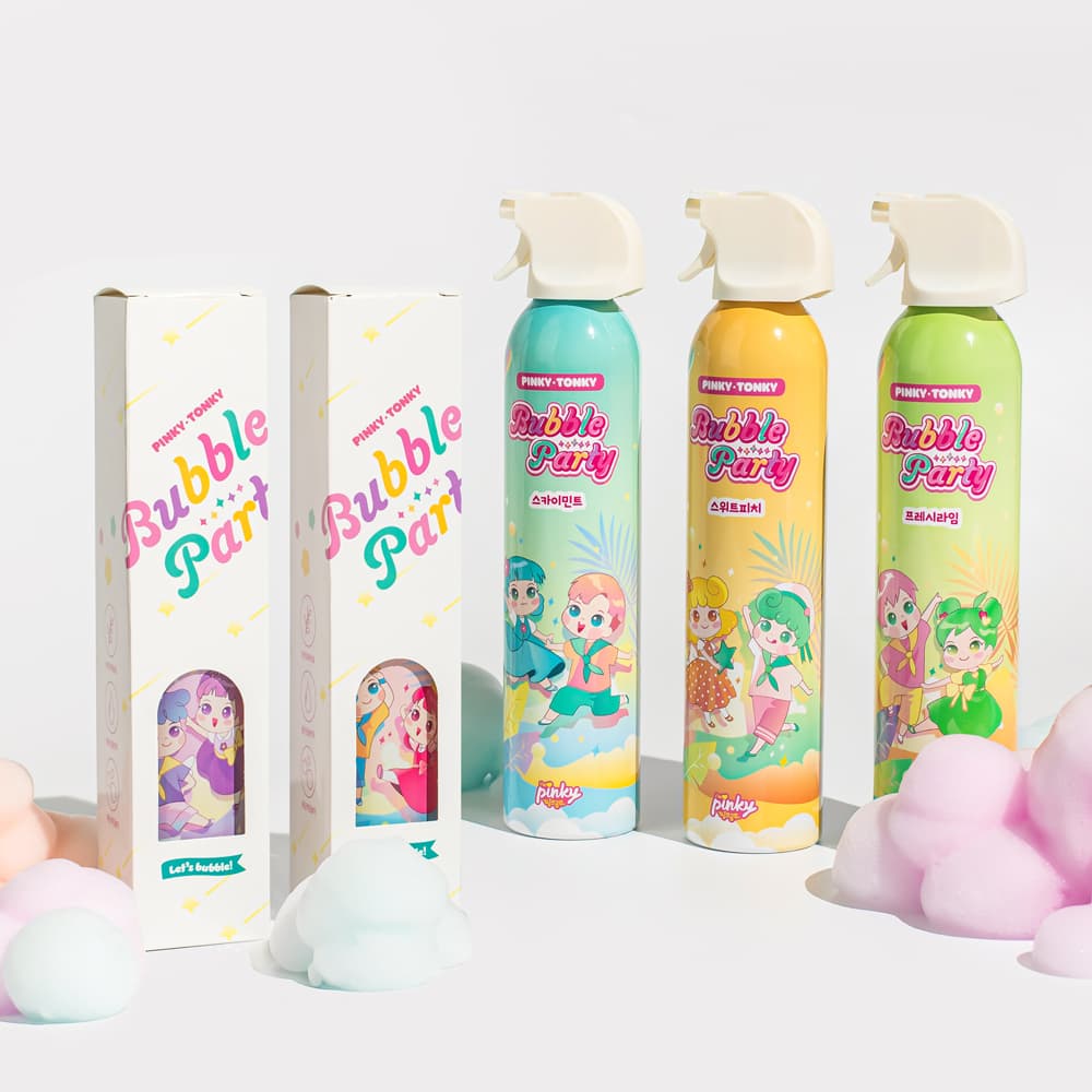 Pinky Tonky Kids Bubble Party All_In_One Cleanser