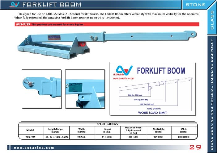 FORKLIFT BOOM