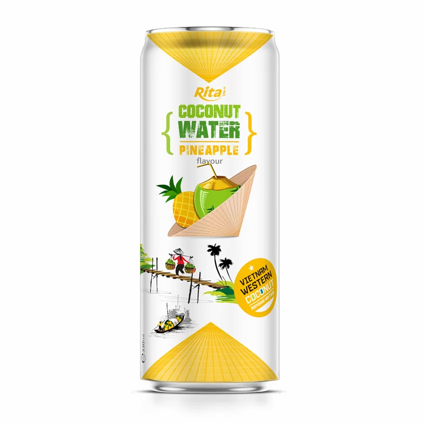 Coconut Water With Pineapple Flavour 330ml Own Brand