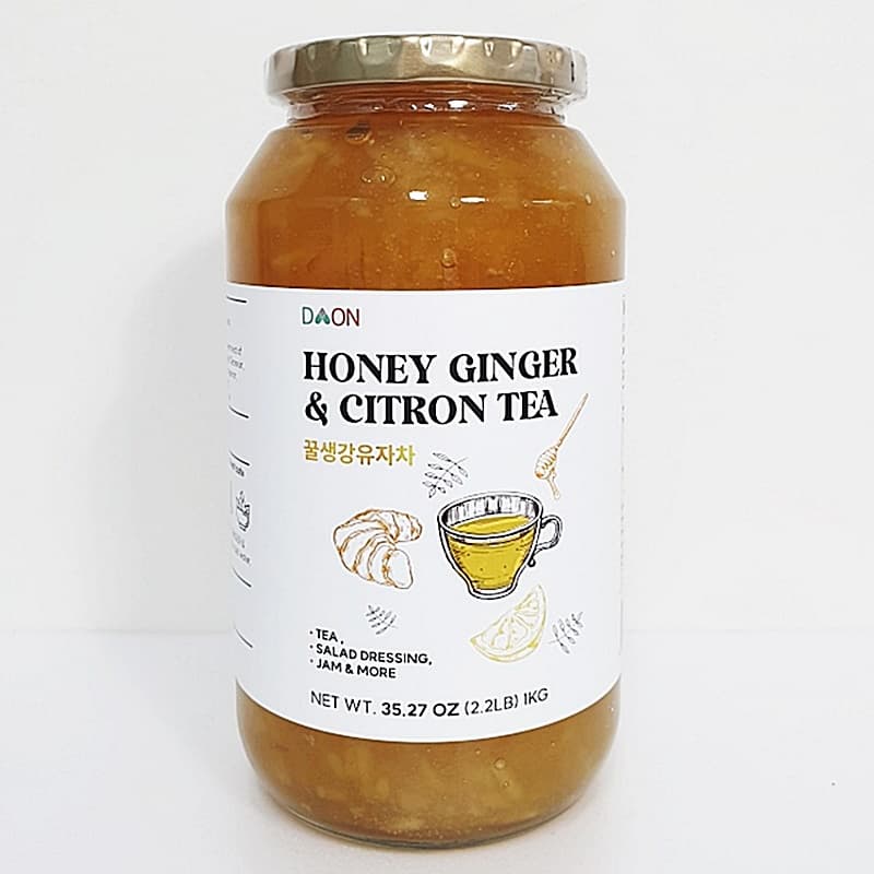 Honey ginger and citron tea