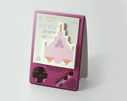 GAME pink [Sticky memo pad + Photo frame]
