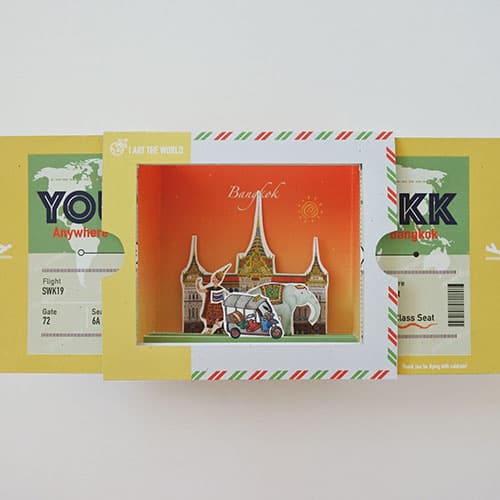World Travel DIY Pop Up Card _ Bangkok
