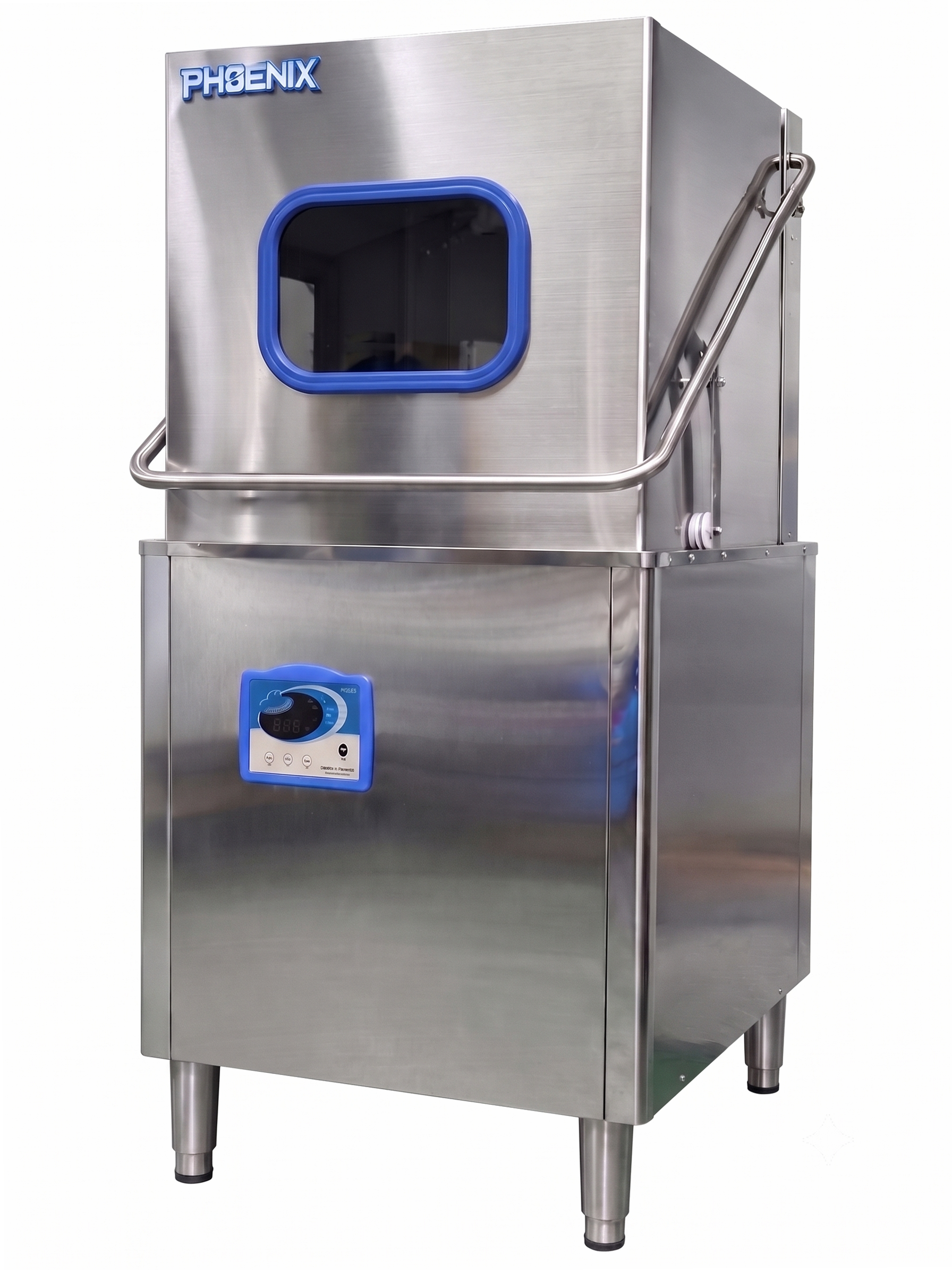 Commercial passthrough dishwasher