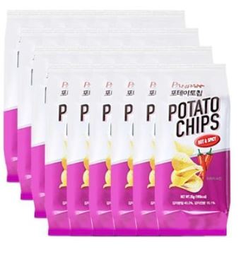 PanPan Potato chips Onion and Sour cream 35g_12ea