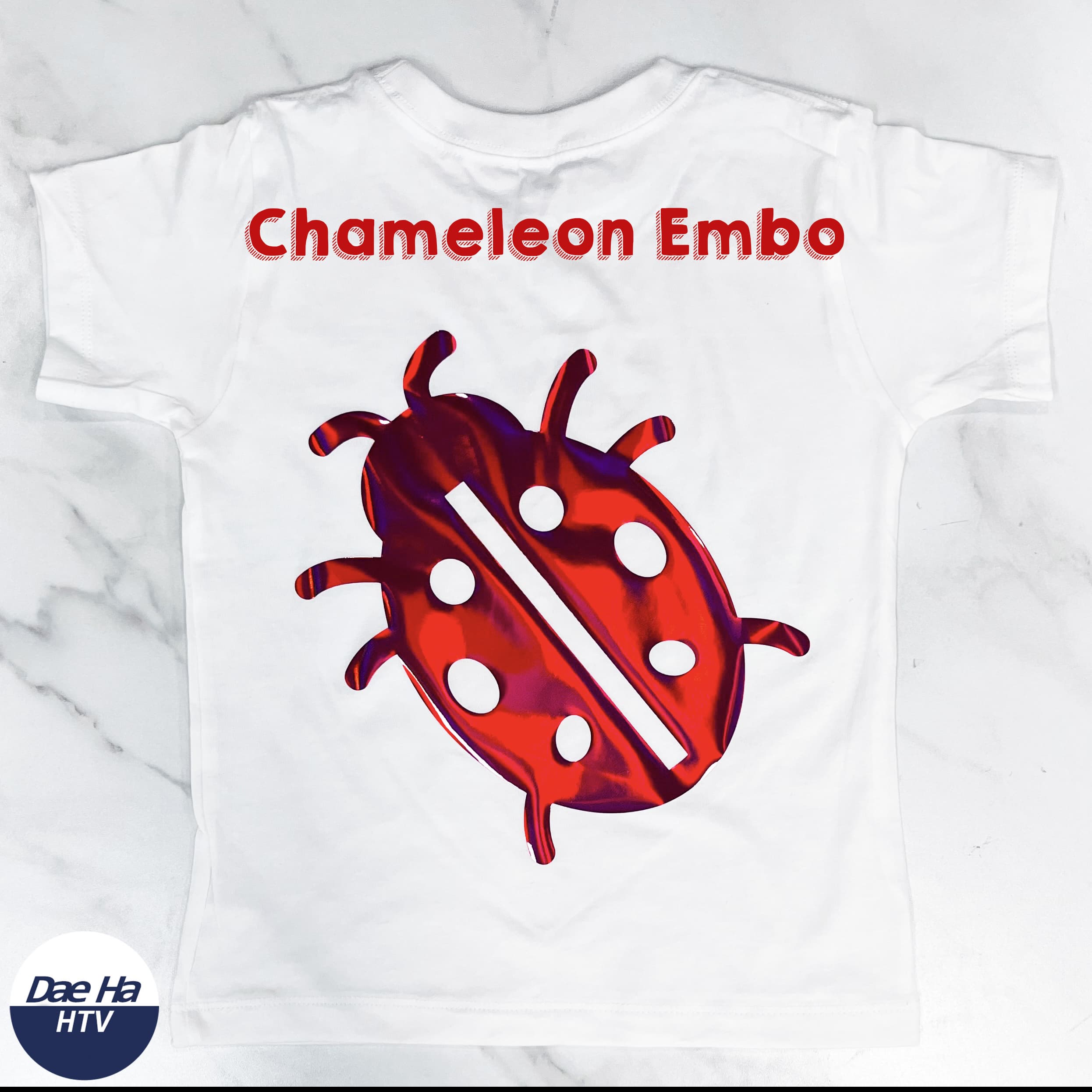 Chameleon Embo Heat Transfer Vinyl for Garment and T_Shirts_ Voluminous  Chameleon HTV