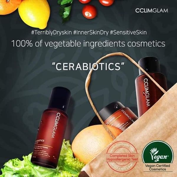Vegan CERABIOTICS Skincare System 3 Kinds