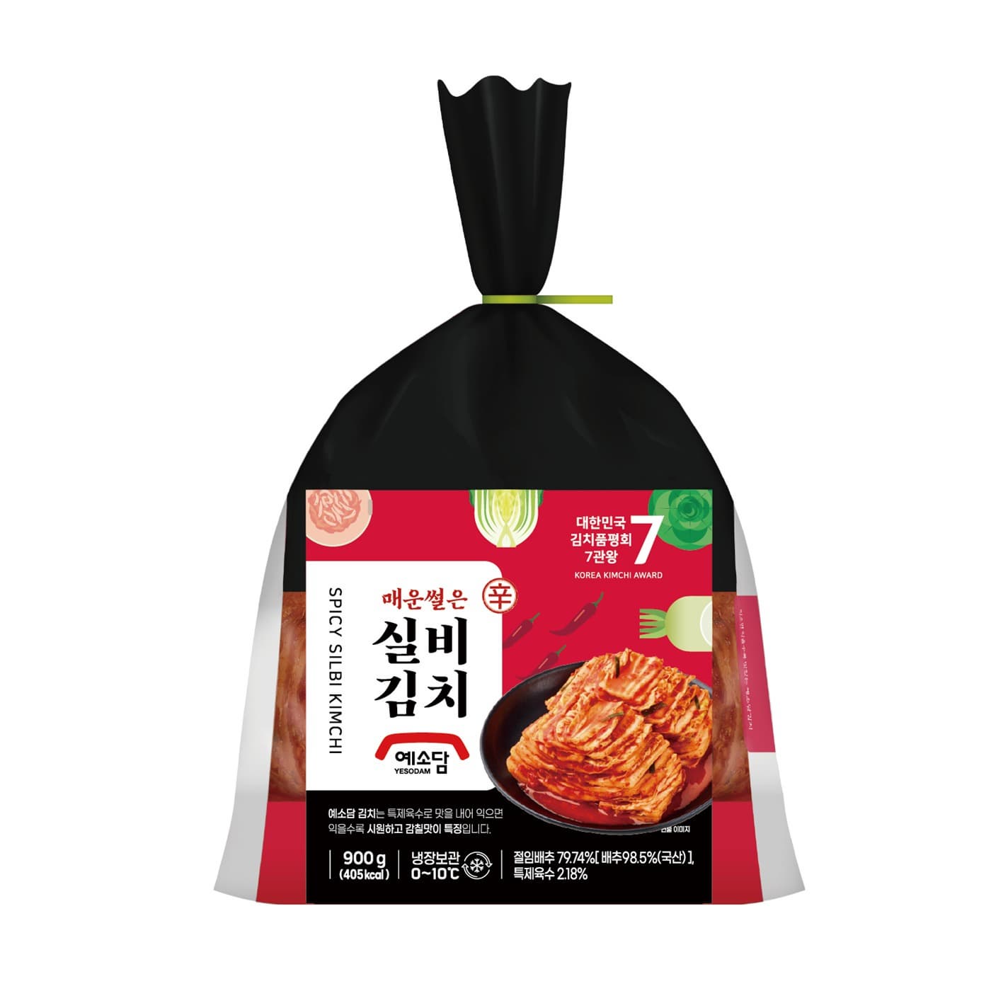 YESODAM Sliced Spicy Kimchi 900g