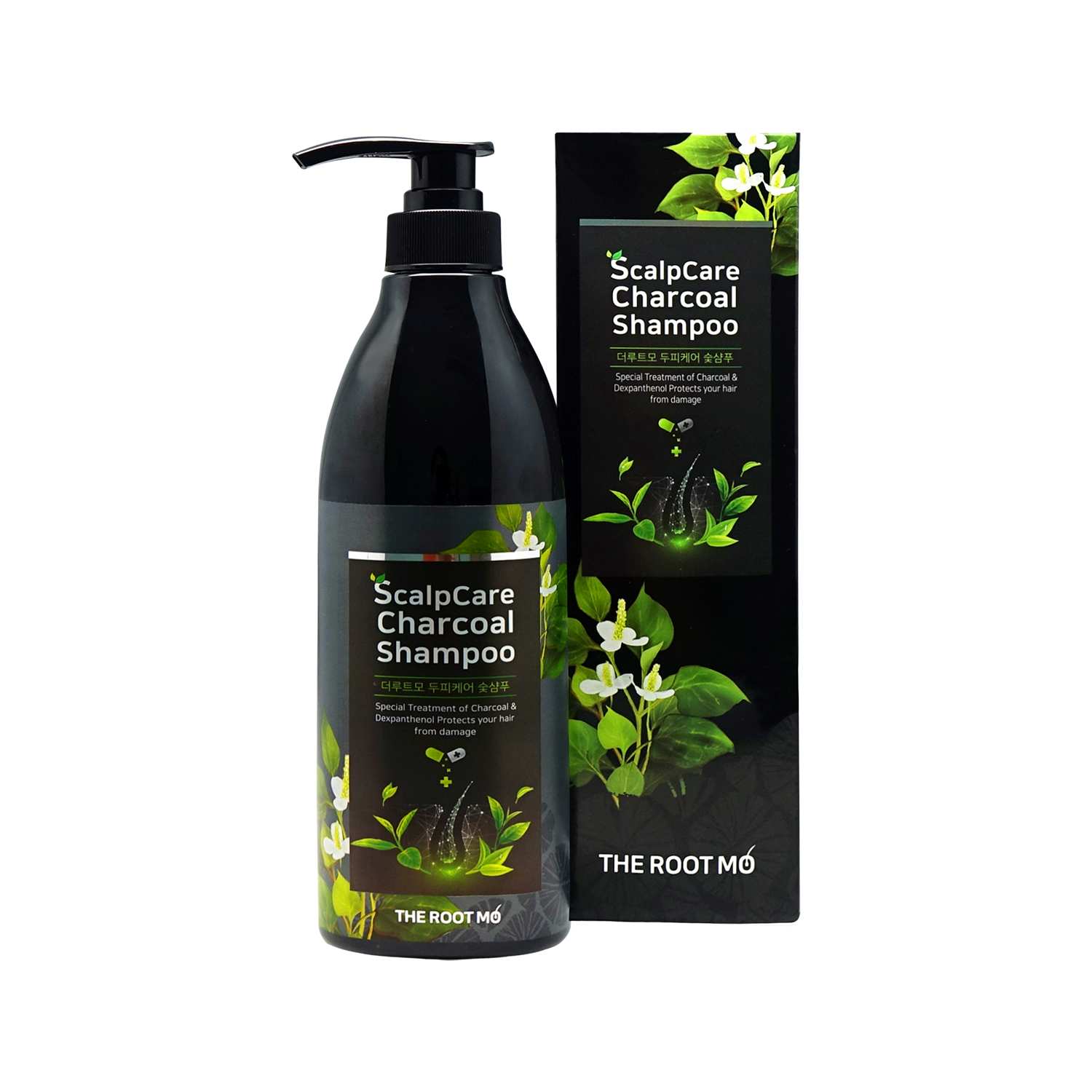 TheRootMo oriental charcoal scalpcare shampoo