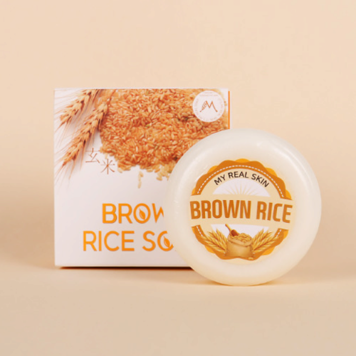 MY REAL SKIN Premium Brown Rice Soap
