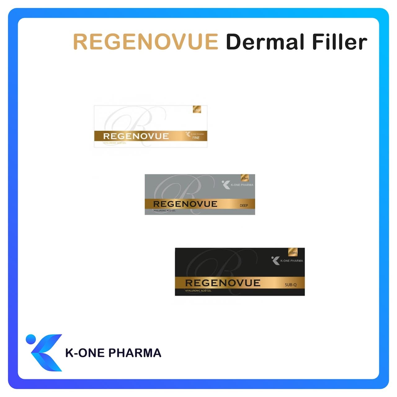 REGENOVUE DERMAL FILLER Skin pigmentation Radiance Whitening