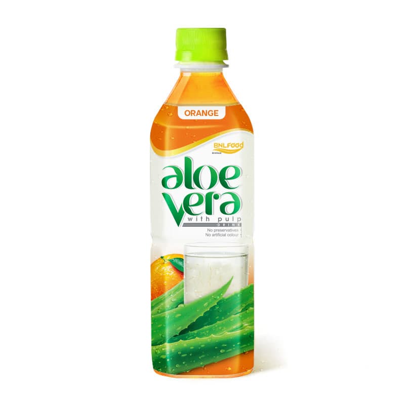 500ml BNL Aloe Vera Drink Orange Flavor from ACM Beverage Supplier
