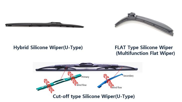100_ silicone wiper